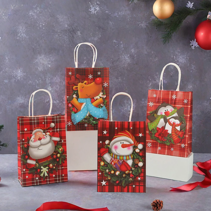 12pcs Merry Christmas Gift Bags Xmas Tree Kraft Paper Packing Bag Snowflake Christmas Candy Box New Year 2024 Favor Hand Bags
12pcs Merry Christmas Gift Bags Xmas Tree Kraft Paper Packing Bag Snowflake Christmas Candy Box New Year 2024 Favor Hand Bags