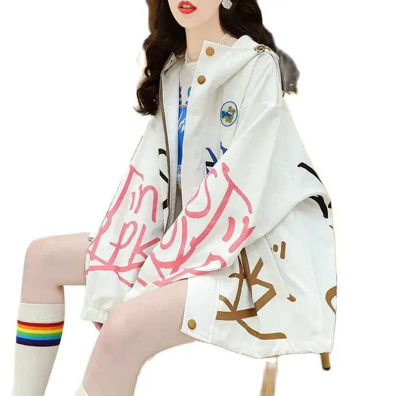 Fashionable Tooling Women's Coat 2022 New Korean Version Spring And Autumn Outerwear Long Sleeves Lnternet Celebrity Jacket
Fashionable Tooling Women's Coat 2022 New Korean Version Spring And Autumn Outerwear Long Sleeves Lnternet Celebrity Jacket