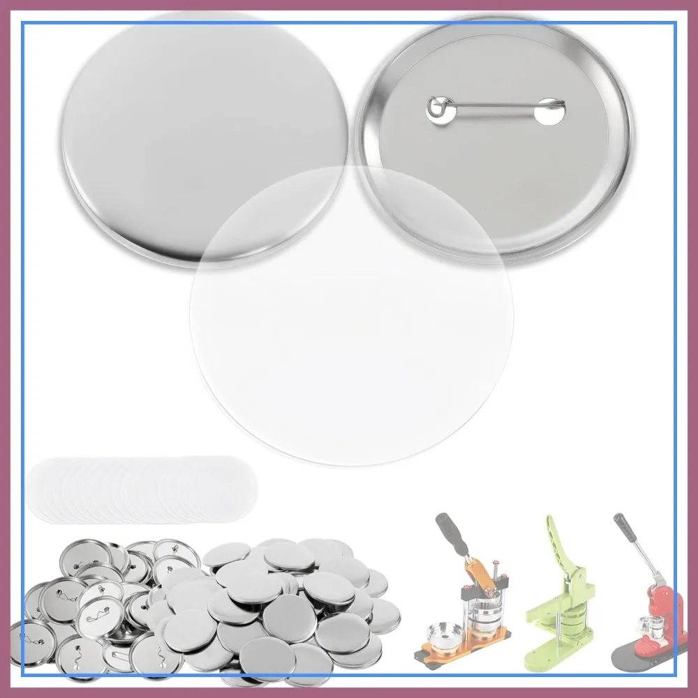 200 Sets 32mm Metal Button Supplies Parts for Button Maker Hand Press Round Pin Badge Making Machine DIY Craft Items
200 Sets 32mm Metal Button Supplies Parts for Button Maker Hand Press Round Pin Badge Making Machine DIY Craft Items