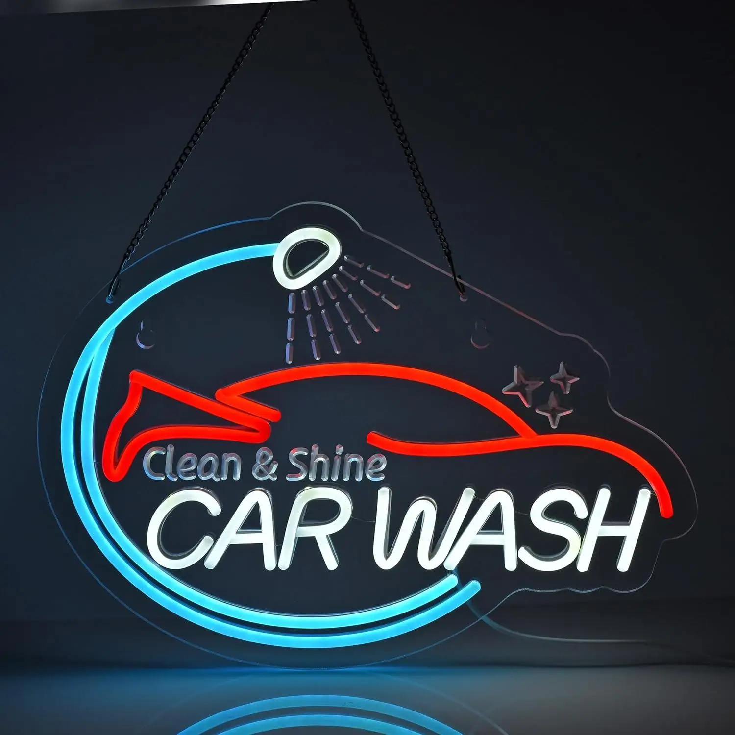 Car Wash Neon Sign USB Dimmable Neon Lights for Gas Station Facility Detailing Business Service Home Shop Truck Decoration
Car Wash Neon Sign USB Dimmable Neon Lights for Gas Station Facility Detailing Business Service Home Shop Truck Decoration