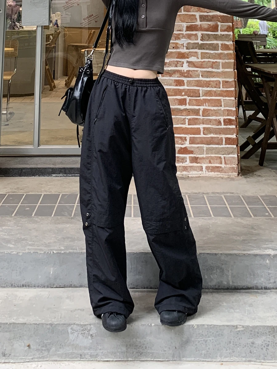 Женские брюки Bla с высокой талией и широкими штанинами, осенне-зимние, для работы, свободные, повседневные, для поездок на работу, с деталями G DESIGN
Женские брюки Bla с высокой талией и широкими штанинами, осенне-зимние, для работы, свободные, повседневные, для поездок на работу, с деталями G DESIGN