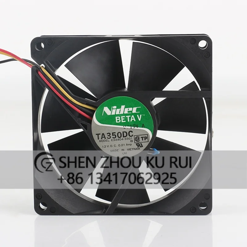 Nidec E34404-33G1 24V 48V DC12V 0.21A AC EC 9025 90X90X25MM 9CM Temperature-controlled Speed silent case Three-wire Cooling fan
Nidec E34404-33G1 24V 48V DC12V 0.21A AC EC 9025 90X90X25MM 9CM Temperature-controlled Speed silent case Three-wire Cooling fan