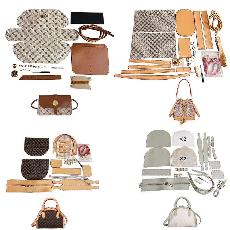 Vintage DIY Material Kit for Handmade and Hand-sewn PU Leather Bowling Bag Handheld and Crossbody Bag for Women Casual Use
Vintage DIY Material Kit for Handmade and Hand-sewn PU Leather Bowling Bag Handheld and Crossbody Bag for Women Casual Use