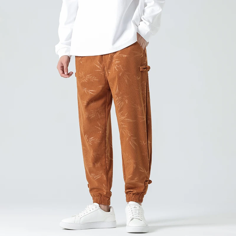 Вельветовые мужские шаровары, повседневные спортивные штаны, мужская уличная одежда, модные брюки с эластичной резинкой на талии, мужские спортивные брюки, большой размер 5XL
Вельветовые мужские шаровары, повседневные спортивные штаны, мужская уличная одежда, модные брюки с эластичной резинкой на талии, мужские спортивные брюки, большой размер 5XL