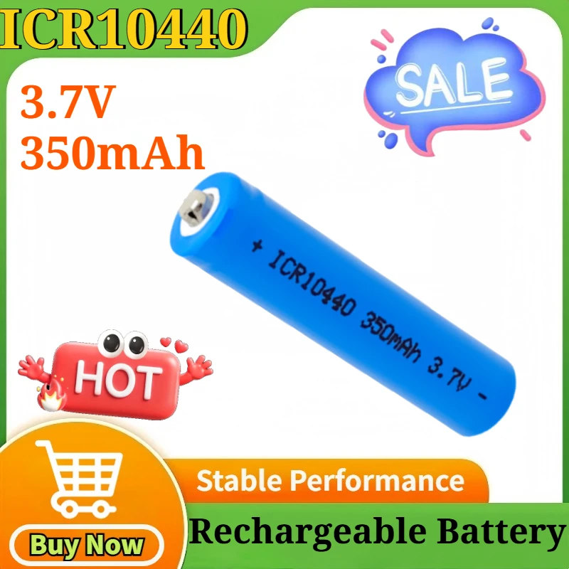 5-20 PCS ICR10440 AAA 3.7V 350mAh Rechargeable Li-ion Battery for Video Game Consoles Power Bank Toy Microphone Flashlight Radio
5-20 PCS ICR10440 AAA 3.7V 350mAh Rechargeable Li-ion Battery for Video Game Consoles Power Bank Toy Microphone Flashlight Radio