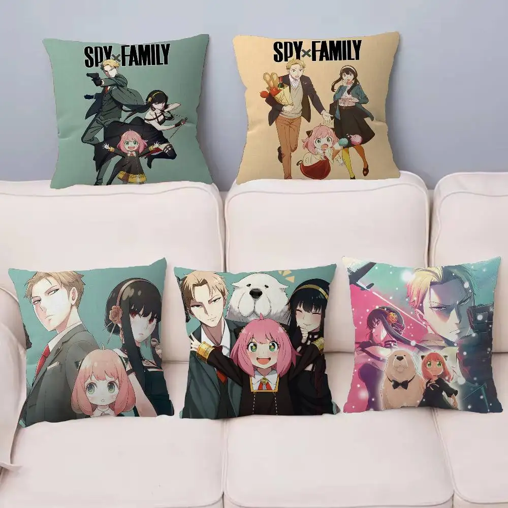 Cute Anime SPY X FAMILY pillow cover sofa cushion cover home room decoration children gift
Cute Anime SPY X FAMILY pillow cover sofa cushion cover home room decoration children gift