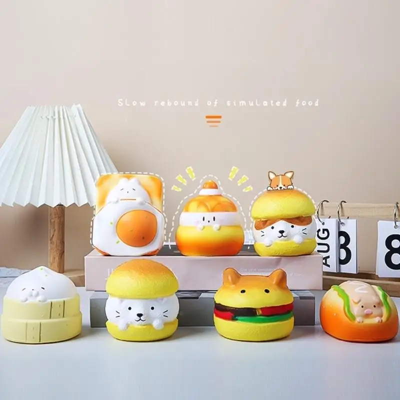 Artificial PU Hamburger Ball PU Stress Relief Squeeze Ball for Children Adults Home School Office
Artificial PU Hamburger Ball PU Stress Relief Squeeze Ball for Children Adults Home School Office