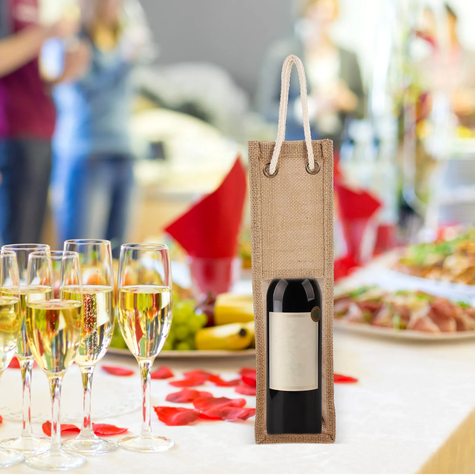 4pcs Burlap Gift Bag Jute Bottle Sacks Reusable Christmas Wedding Party Present Holder Kitchen Bar Tools
4pcs Burlap Gift Bag Jute Bottle Sacks Reusable Christmas Wedding Party Present Holder Kitchen Bar Tools