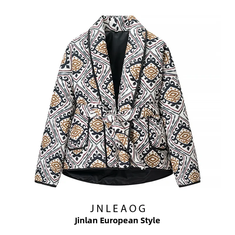 Fashionable All-Match Design Printed Cotton Jacket Outerwear for Women Autumn New Style Versatile Loose Fit Polyester Fabric
Fashionable All-Match Design Printed Cotton Jacket Outerwear for Women Autumn New Style Versatile Loose Fit Polyester Fabric