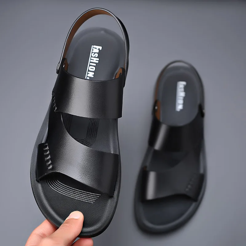 2026 MenS Genuine Leather Summer New Sandals Breathable Plus Size Beach Shoes Soft Bottom Casual Slide Sandals Big Size Footwear
2026 MenS Genuine Leather Summer New Sandals Breathable Plus Size Beach Shoes Soft Bottom Casual Slide Sandals Big Size Footwear