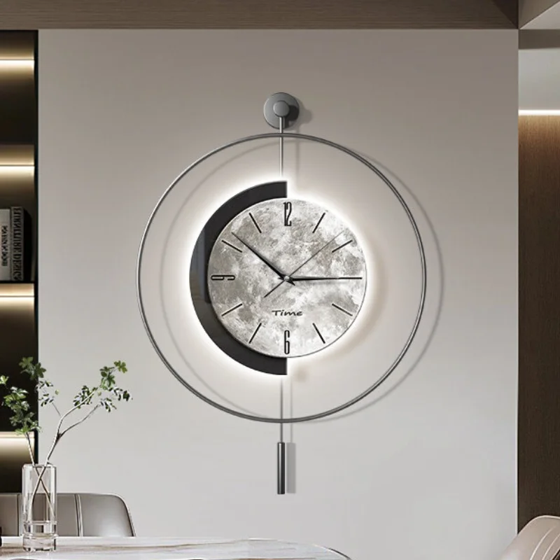 Creative Luxury Spain Style Wall Clock for Dining Room Minimalist Art Mute Clock with Moon Decoration
Creative Luxury Spain Style Wall Clock for Dining Room Minimalist Art Mute Clock with Moon Decoration