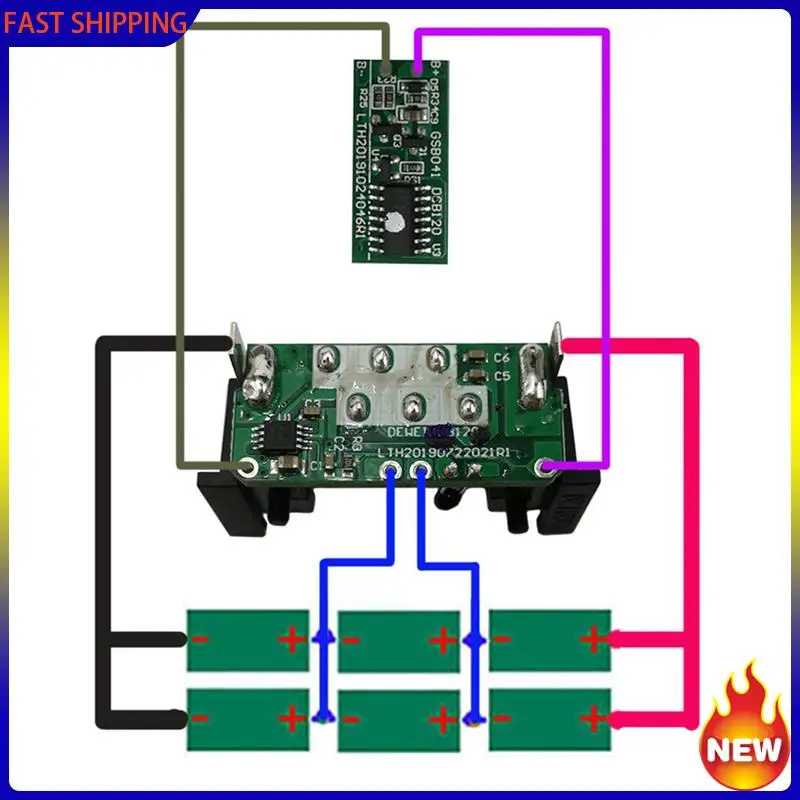 Especial 4Pcs DCB120 Battery Plastic Case PCB Charging Protection Circuit Board For 10.8V 12V Li- Battery Dcb125 Dcb12
Especial 4Pcs DCB120 Battery Plastic Case PCB Charging Protection Circuit Board For 10.8V 12V Li- Battery Dcb125 Dcb12