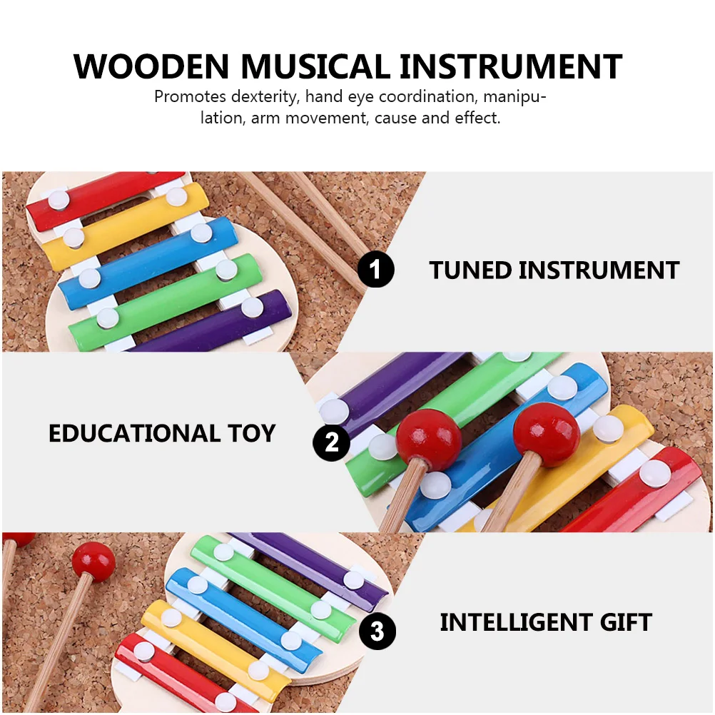 Wooden Knocking Piano Guitar Shape Musical Educational Kids Hand Eye Coordination Tuned Instrument Xylophone Gift Animal Pattern
Wooden Knocking Piano Guitar Shape Musical Educational Kids Hand Eye Coordination Tuned Instrument Xylophone Gift Animal Pattern