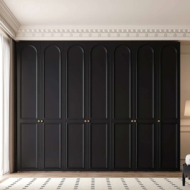 French Black Cabinet Closet Bedroom Small Apartment Economical Bedroom Wardrobe Organizer Open Guarda Roupas Furniture Home
French Black Cabinet Closet Bedroom Small Apartment Economical Bedroom Wardrobe Organizer Open Guarda Roupas Furniture Home