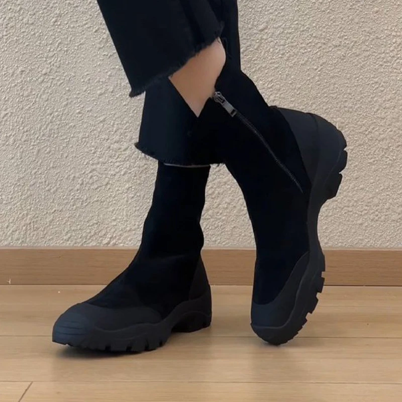 2026 Women Flats Boots Casual Sneaker Winter Sport Short Boots Trend Walking Running Shoes Comfort Chelsea Boots Mujer De Botas
2026 Women Flats Boots Casual Sneaker Winter Sport Short Boots Trend Walking Running Shoes Comfort Chelsea Boots Mujer De Botas