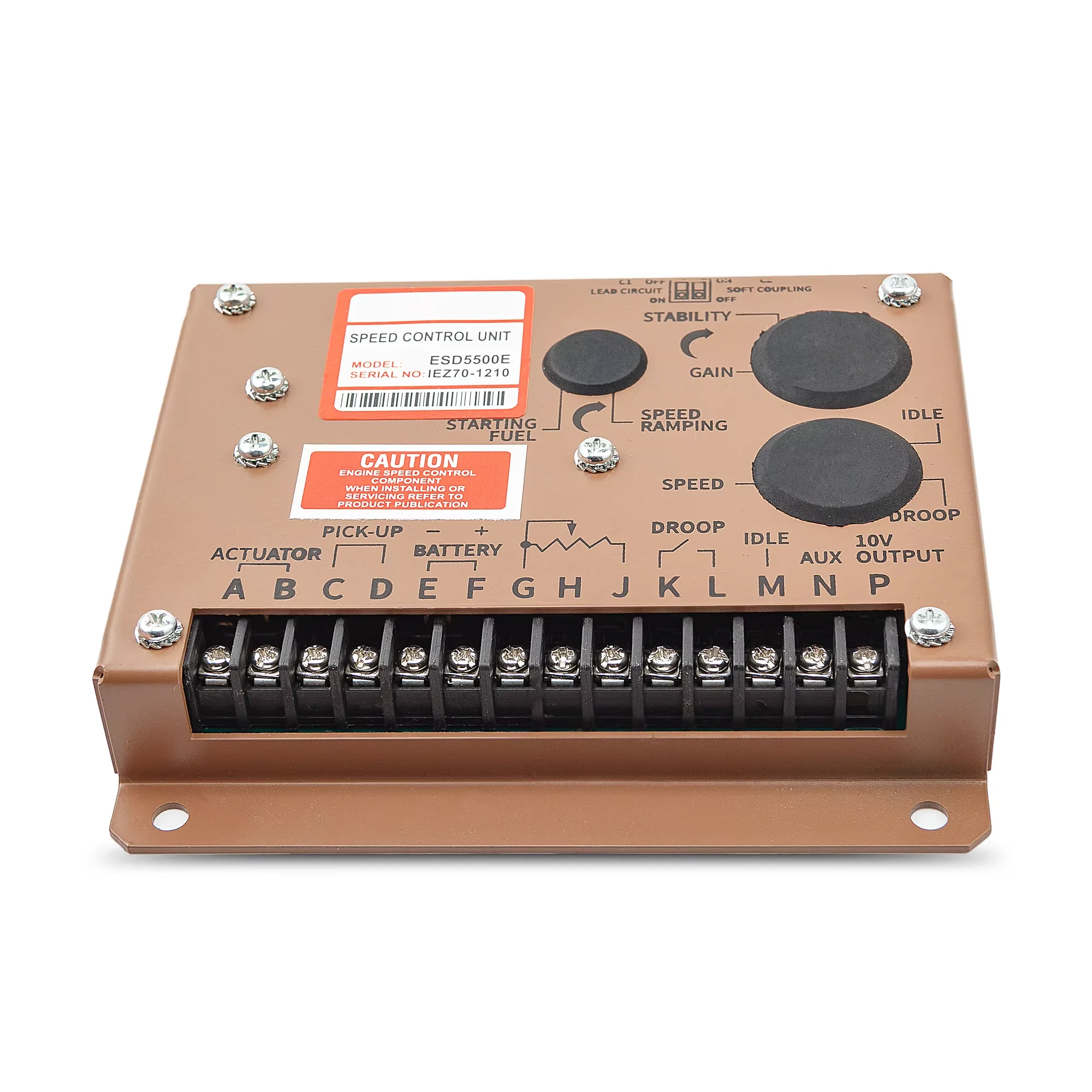 ESD5500E Speed Control Board Electronic Speed Governor Slow Start Idle Speed Controller Diesel Generator Set Parts
ESD5500E Speed Control Board Electronic Speed Governor Slow Start Idle Speed Controller Diesel Generator Set Parts