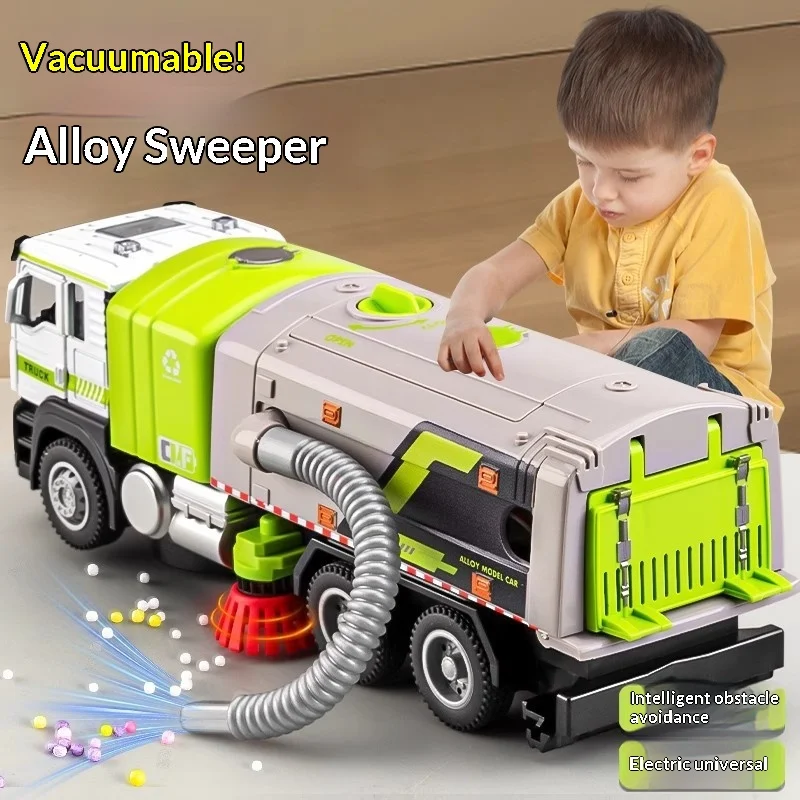 Generic Simulated Sanitation Sweeper Truck Alloy Electric Vacuum Toy With Auto Obstacle Avoidance Sound Light Pull Back For Boys
Generic Simulated Sanitation Sweeper Truck Alloy Electric Vacuum Toy With Auto Obstacle Avoidance Sound Light Pull Back For Boys