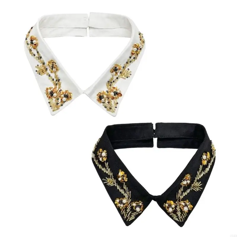652F Beaded Removable Collar Unisex Fashion Collar Luxurious Comfortable Collar for Various Fashion Styles
652F Beaded Removable Collar Unisex Fashion Collar Luxurious Comfortable Collar for Various Fashion Styles