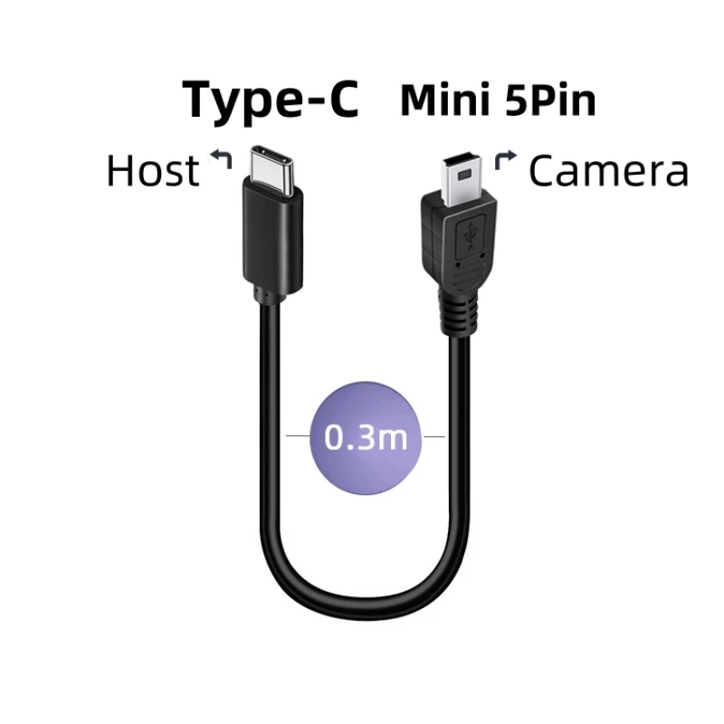 Type-C to Mini USB Cable USB C to Mini 5Pin OTG Fast Data Sync Charger Cable for MP3 MP4 Player Car DVR GPS Digital Camera HDD
Type-C to Mini USB Cable USB C to Mini 5Pin OTG Fast Data Sync Charger Cable for MP3 MP4 Player Car DVR GPS Digital Camera HDD