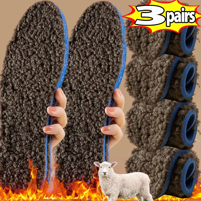 1/3Pairs Winter Lamb Plush Insoles for Men Women Self-heating Foot Thermal Fleece Thicken Breathable Snow Boots Sports Shoes Pad
1/3Pairs Winter Lamb Plush Insoles for Men Women Self-heating Foot Thermal Fleece Thicken Breathable Snow Boots Sports Shoes Pad