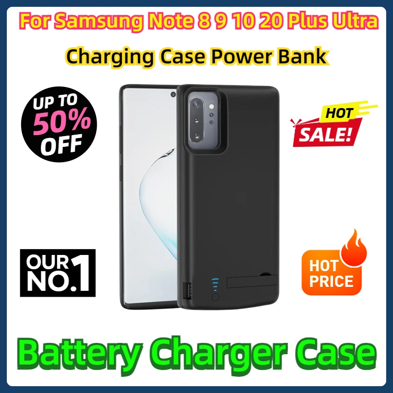 For Samsung Note 8 9 10 20 Plus Ultra Charging Case Power Bank 6000mAh Battery Charger Case
For Samsung Note 8 9 10 20 Plus Ultra Charging Case Power Bank 6000mAh Battery Charger Case