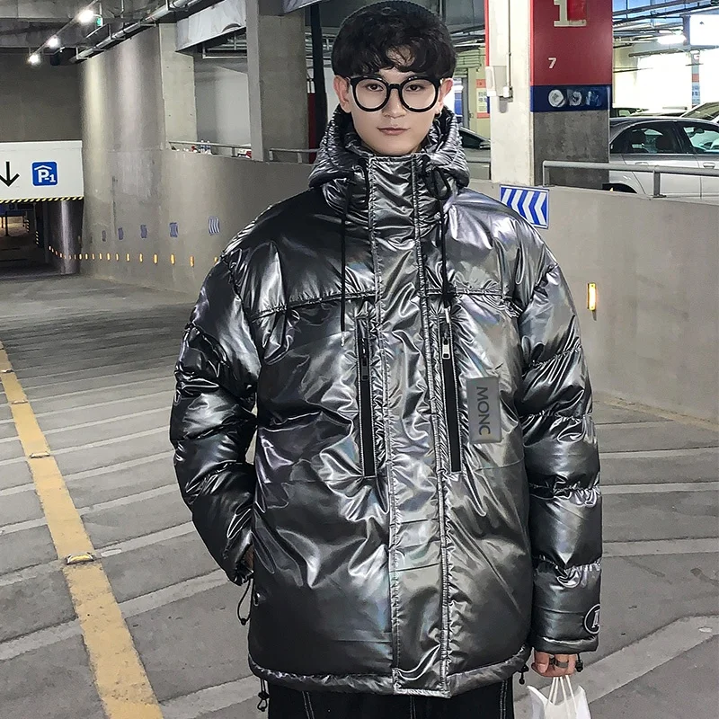 HE Original Cotton Jaet Men's Winter New Loose Bright Surface Korean Sle Trendy Outerwear Polyester Filled Hooded Zipper
HE Original Cotton Jaet Men's Winter New Loose Bright Surface Korean Sle Trendy Outerwear Polyester Filled Hooded Zipper