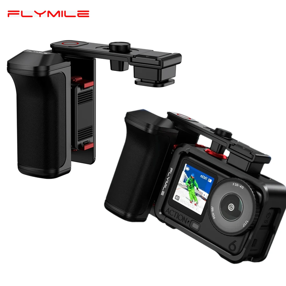 Ручка для уличной фотографии Flymile для DJI Osmo Action 6, расширительное крепление для ручки камеры с аксессуарами для кнопок затвора
Ручка для уличной фотографии Flymile для DJI Osmo Action 6, расширительное крепление для ручки камеры с аксессуарами для кнопок затвора