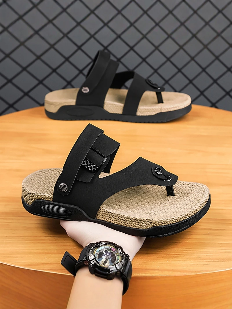 Men's Summer Casual Sports Anti-Slip Outdoor Driving Dual-Purpose Beach Leisure Sandals Slip-On PU Upgraded Breathable Thongs
Men's Summer Casual Sports Anti-Slip Outdoor Driving Dual-Purpose Beach Leisure Sandals Slip-On PU Upgraded Breathable Thongs