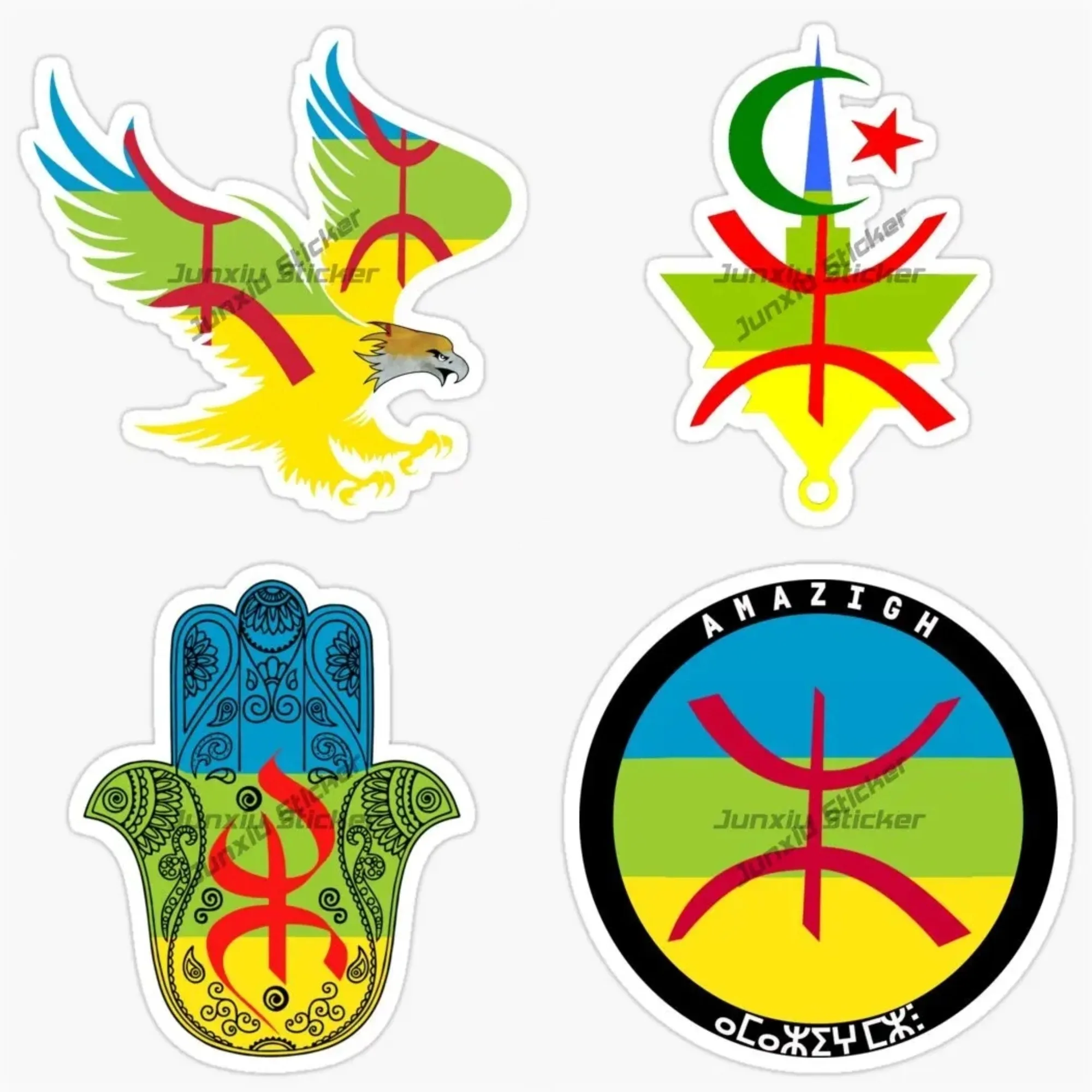 AMAZIGH Berbers Kabyle Flag Stickers car decal for Motorcycle Laptop Car RV SUV Wall Vinyl Self-adhesive Car
AMAZIGH Berbers Kabyle Flag Stickers car decal for Motorcycle Laptop Car RV SUV Wall Vinyl Self-adhesive Car