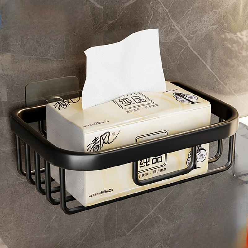 Bathroom Accessories No Punching Bathroom Thickened Wall Shelf Restroom Toilet Paper Storage Rack Moisture-proof and Rust-proof
Bathroom Accessories No Punching Bathroom Thickened Wall Shelf Restroom Toilet Paper Storage Rack Moisture-proof and Rust-proof