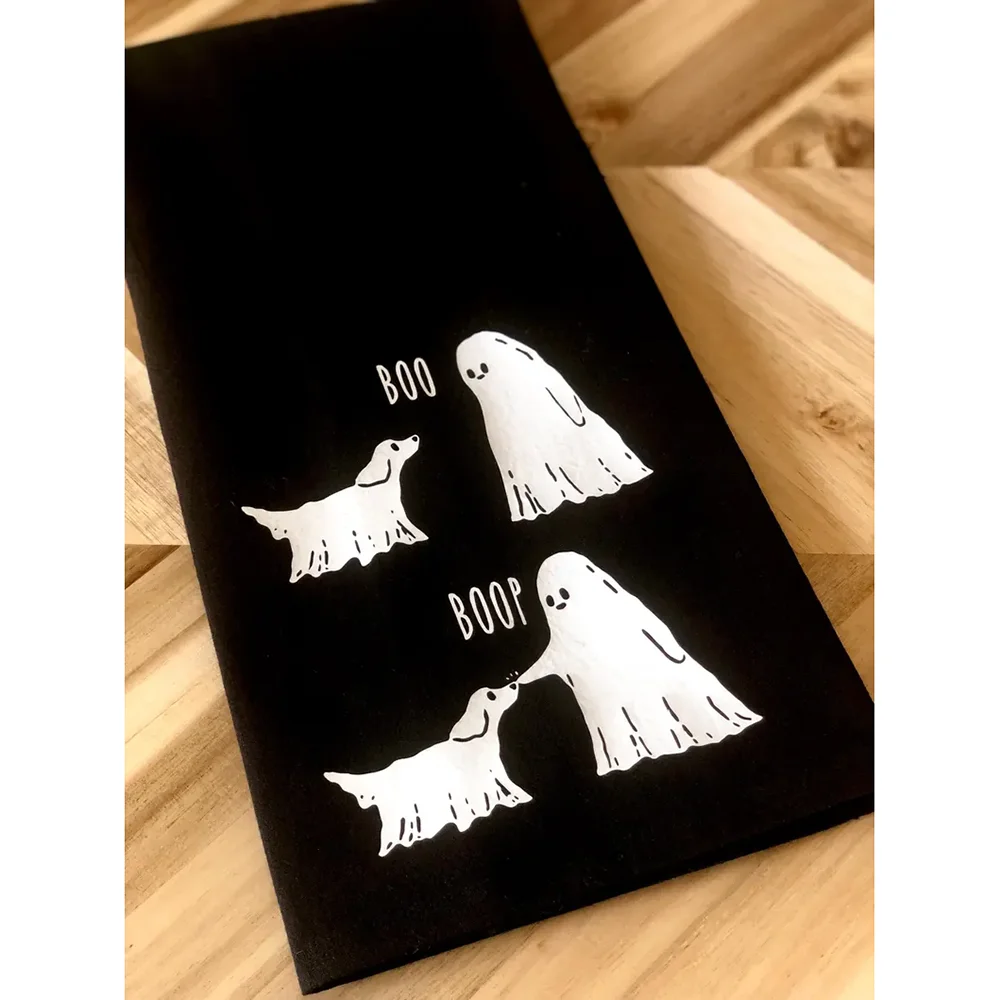Boop Ghost Halloween Black Tea Towel Spooky Boo Hand Towel Bathroom Kitchen Decor Supplies Housewarming Hostess Present Souvenir
Boop Ghost Halloween Black Tea Towel Spooky Boo Hand Towel Bathroom Kitchen Decor Supplies Housewarming Hostess Present Souvenir