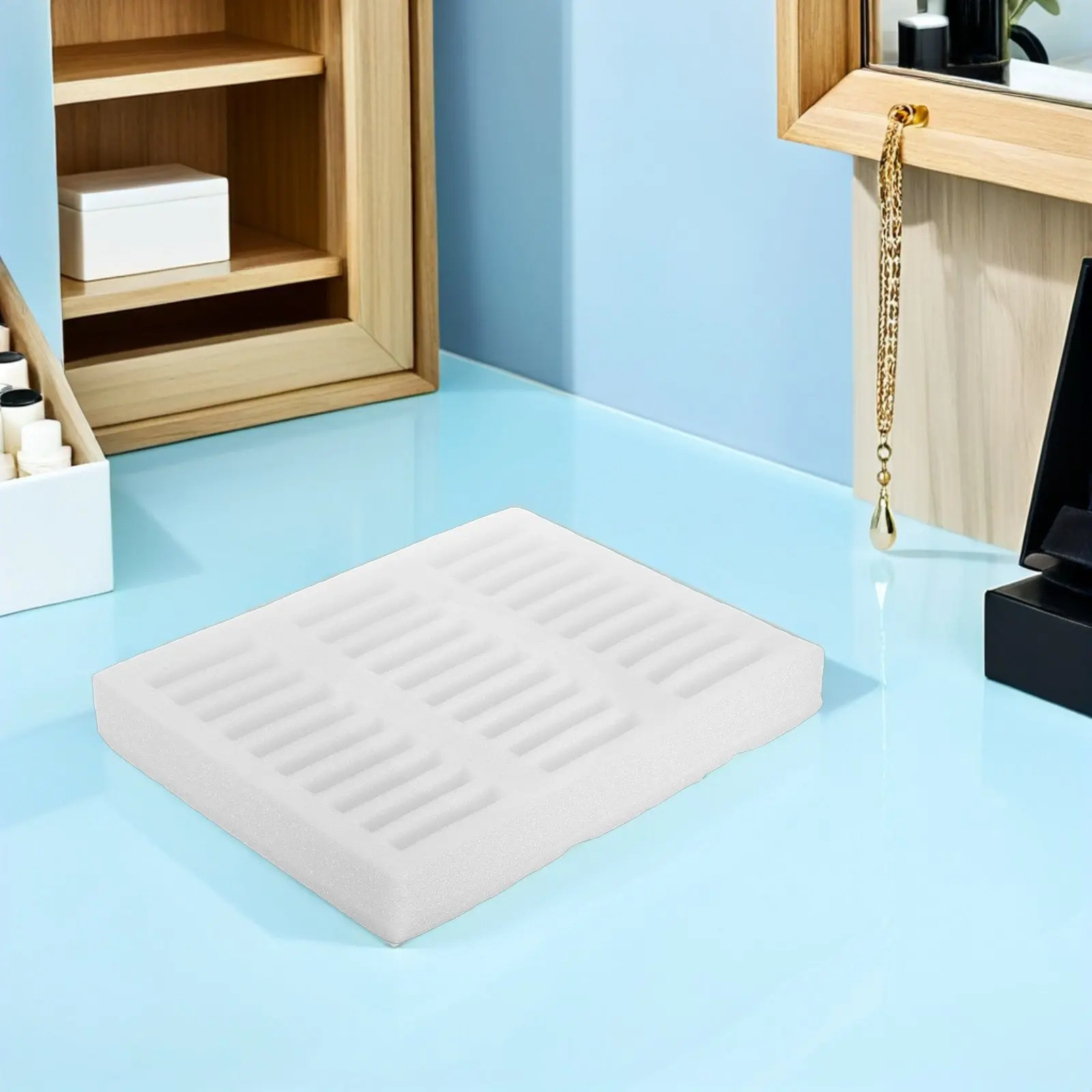 Bracelet Tray Organizer Jewelry Display Case With Pearl Cotton Lining Bangle Storage Box For Rings Necklaces Earrings -
Bracelet Tray Organizer Jewelry Display Case With Pearl Cotton Lining Bangle Storage Box For Rings Necklaces Earrings -