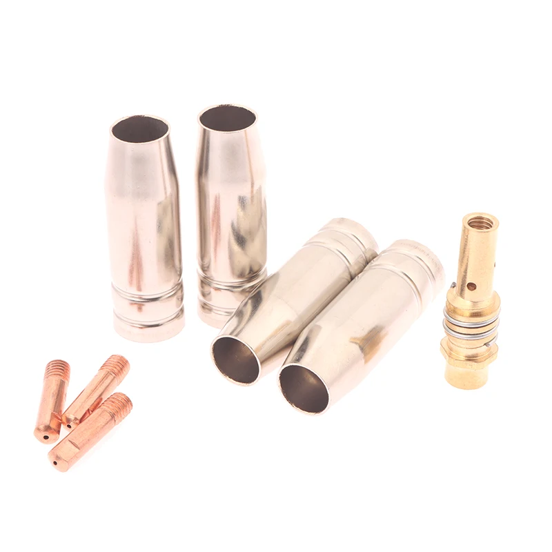 5pcs MB15AK MIG Welding Contact Tip 0.6mm 0.8mm 0.9mm 1.0mm 1.2mm Protective Nozzle For Rilon Riland Jasic Welding Supplies
5pcs MB15AK MIG Welding Contact Tip 0.6mm 0.8mm 0.9mm 1.0mm 1.2mm Protective Nozzle For Rilon Riland Jasic Welding Supplies