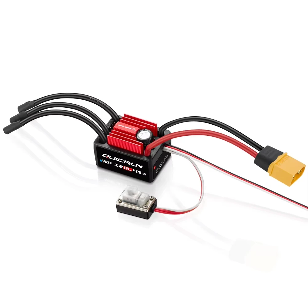 HobbyWing QuicRun WP 12BL45 G2 45A Waterproof Brushless ESC Electronic Speed Controller for 1/12 1/14 Scale Radio Control Cars
HobbyWing QuicRun WP 12BL45 G2 45A Waterproof Brushless ESC Electronic Speed Controller for 1/12 1/14 Scale Radio Control Cars