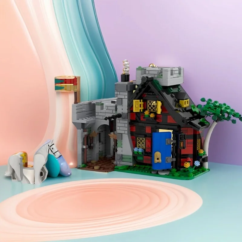 769PCS MOC Medieval Castle Guarded Inn Remake Model Building Blocks DIY Creative Assembly Building Blocks Display Gift Home Set
769PCS MOC Medieval Castle Guarded Inn Remake Model Building Blocks DIY Creative Assembly Building Blocks Display Gift Home Set