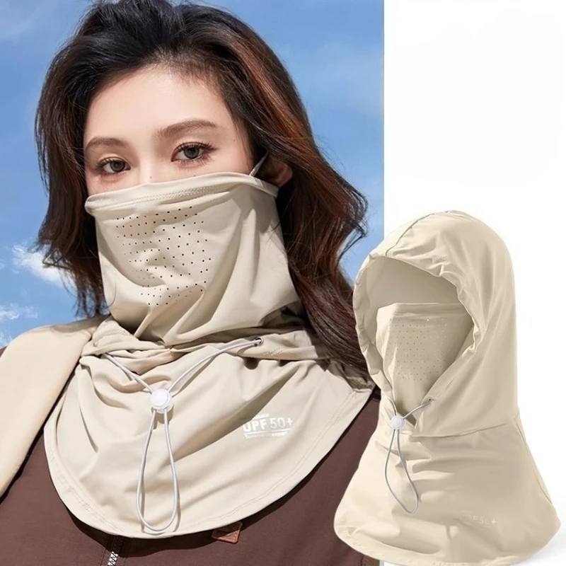 Summer Ice Silk Full Face Sun Protection Hat with Neck Cover UV Protection Mask Unisex Outdoor Hiking Camping Fishing Sun Hat
Summer Ice Silk Full Face Sun Protection Hat with Neck Cover UV Protection Mask Unisex Outdoor Hiking Camping Fishing Sun Hat