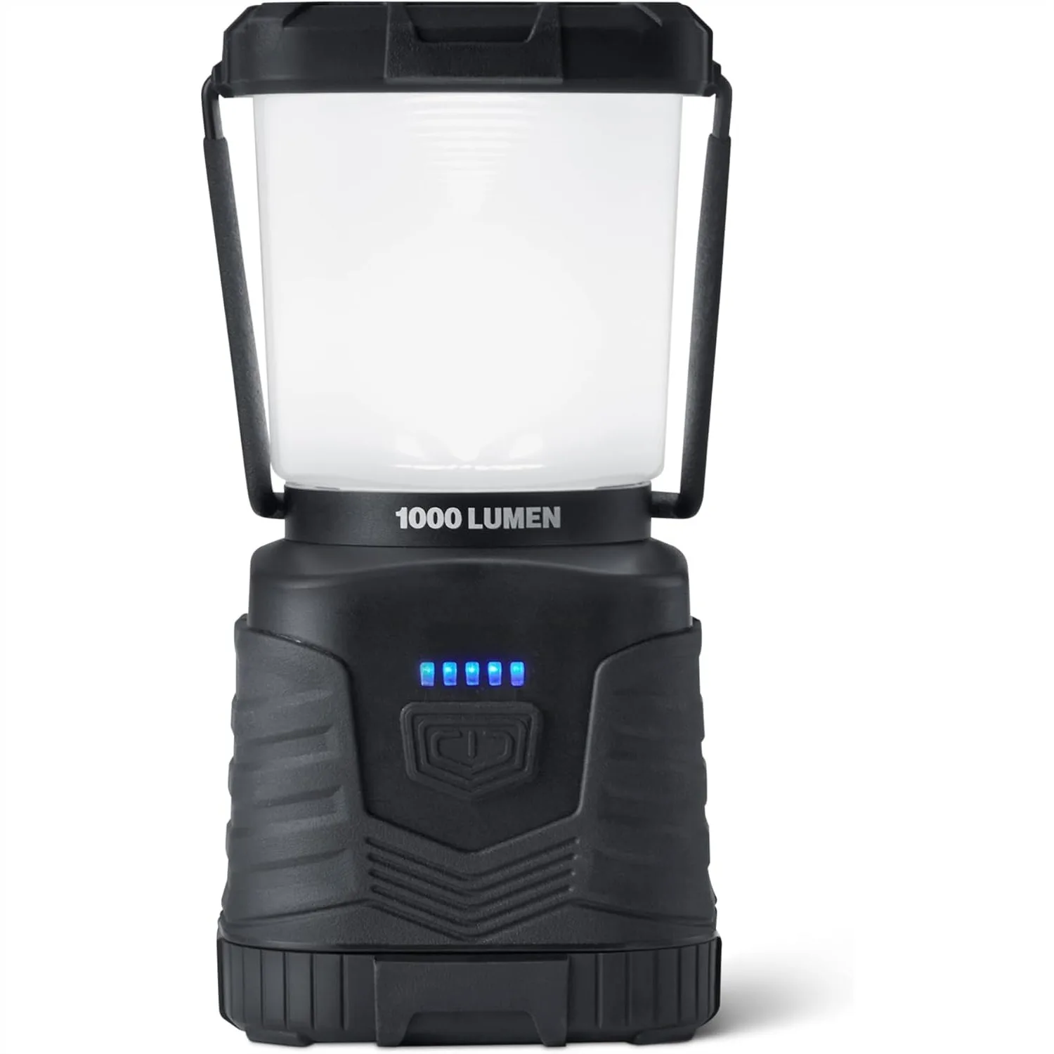Camping Lantern 1000 Lumen LED 360-Degree Portable Light With 4 Modes Dimmable IPX4 Black Batteries Not Included
Camping Lantern 1000 Lumen LED 360-Degree Portable Light With 4 Modes Dimmable IPX4 Black Batteries Not Included