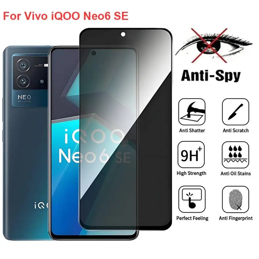 Vivo Iqoo Neo6 Anti Spy Privacy Tempered Glass Protector Compatible For Iqooneo6 SE Full Cover Screen Phone Film
Vivo Iqoo Neo6 Anti Spy Privacy Tempered Glass Protector Compatible For Iqooneo6 SE Full Cover Screen Phone Film