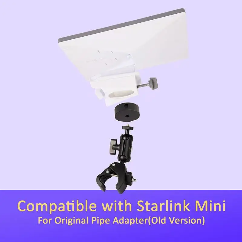 Подходит для комплекта установки зажима Starlink Mini (2024), регулируемый зажим, можно установить на крышах, балконах, автофургонах, лодках.
Подходит для комплекта установки зажима Starlink Mini (2024), регулируемый зажим, можно установить на крышах, балконах, автофургонах, лодках.
