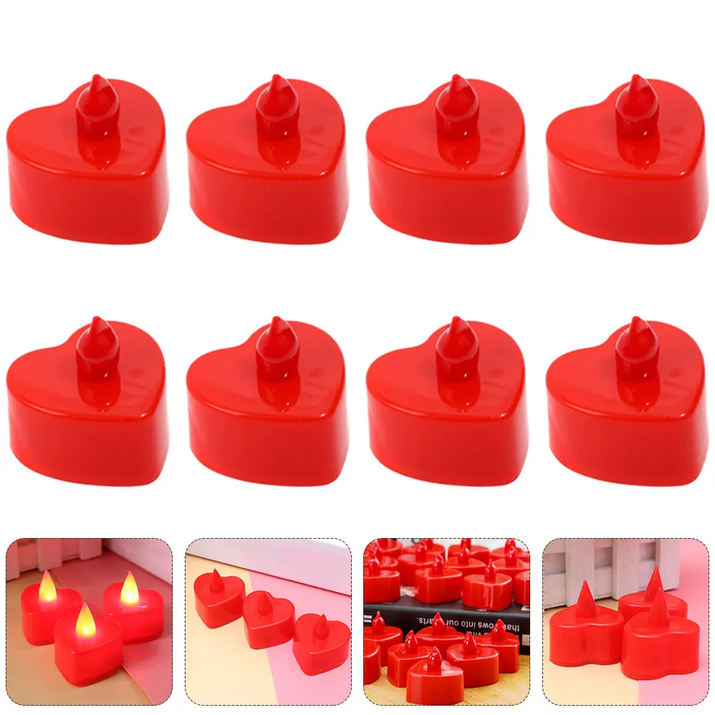 48Pcs Heart Shape LED Lamps Flameless Tea Lights for Wedding Valentine Party Decoration Romantic Love Theme Decor
48Pcs Heart Shape LED Lamps Flameless Tea Lights for Wedding Valentine Party Decoration Romantic Love Theme Decor