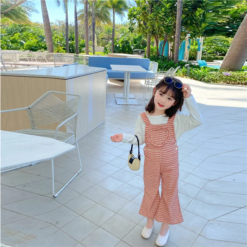 New Children Clothes Sweet Girl Clothes Spring 2022 New Mesh Bottoming Shirt and Plaid Suspender Pants Streetwear Clothes
New Children Clothes Sweet Girl Clothes Spring 2022 New Mesh Bottoming Shirt and Plaid Suspender Pants Streetwear Clothes