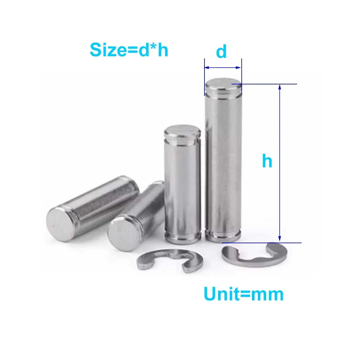304 Stainless Steel Two End Grooved Pin Shaft/Snap Ring Pin Retaining Ring M3M4M5M6M8M10M12
304 Stainless Steel Two End Grooved Pin Shaft/Snap Ring Pin Retaining Ring M3M4M5M6M8M10M12