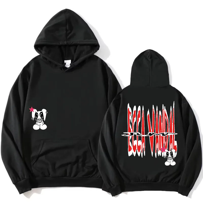 STAR BUNNY Hoodies ECCA VANDAL Graphic Print Sweatshirt Long Sleeve Loose Women Pullovers Unisex Streetwear Casual Hooded Tops
STAR BUNNY Hoodies ECCA VANDAL Graphic Print Sweatshirt Long Sleeve Loose Women Pullovers Unisex Streetwear Casual Hooded Tops