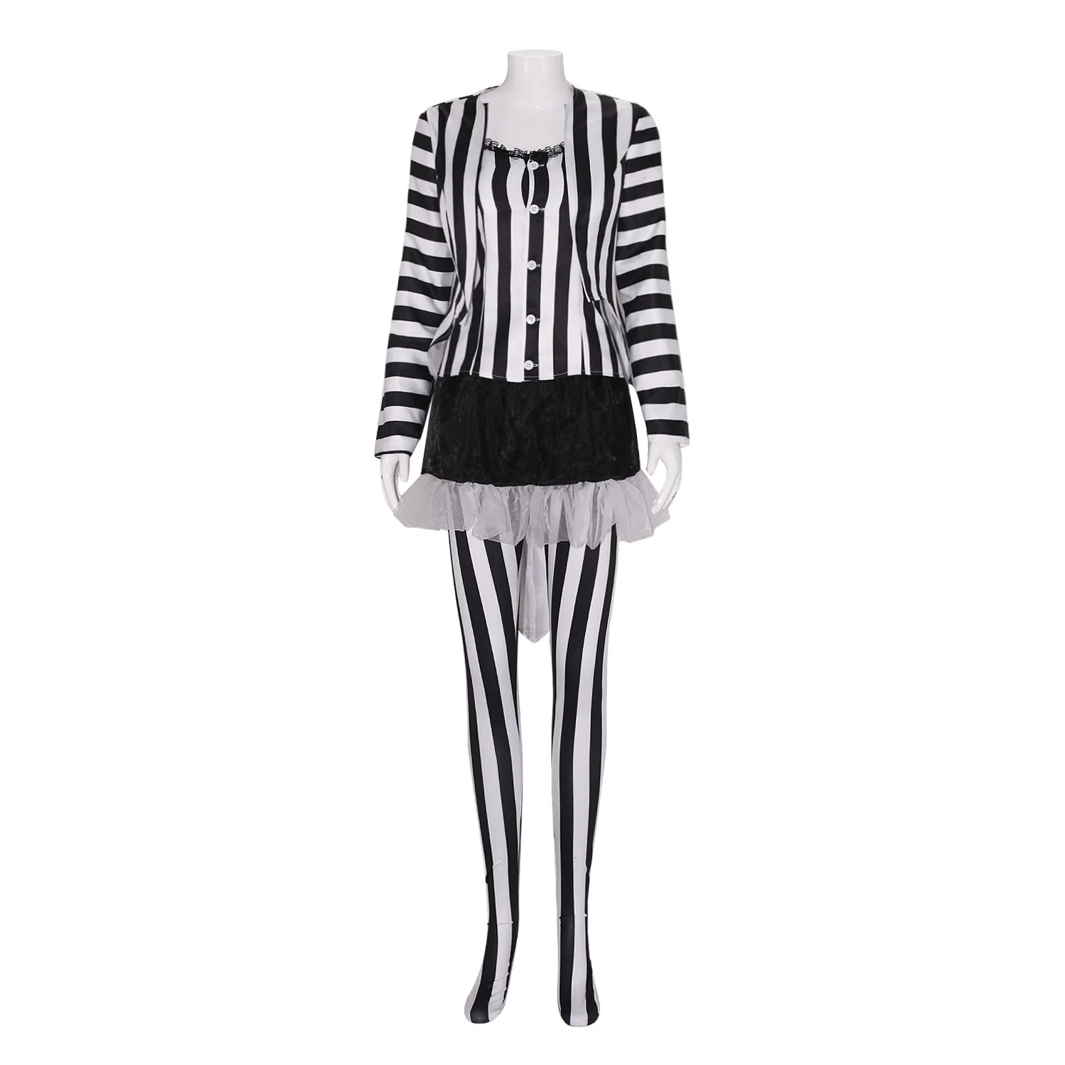 The 2 Costume Michael Keaton's Black And White Striped Suit Halloween Cosplay
The 2 Costume Michael Keaton's Black And White Striped Suit Halloween Cosplay