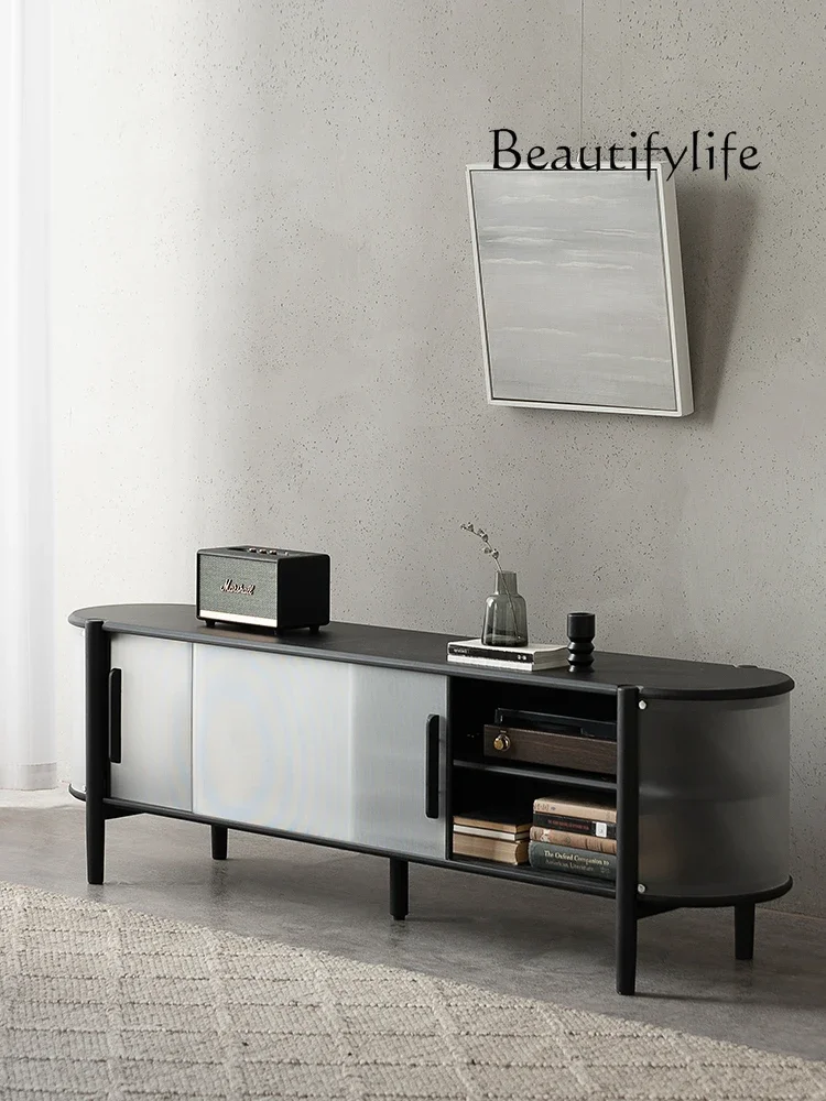 TV cabinet cherry wood living room small apartment floor solid wood TV cabinet simple modern storage side cabinet
TV cabinet cherry wood living room small apartment floor solid wood TV cabinet simple modern storage side cabinet