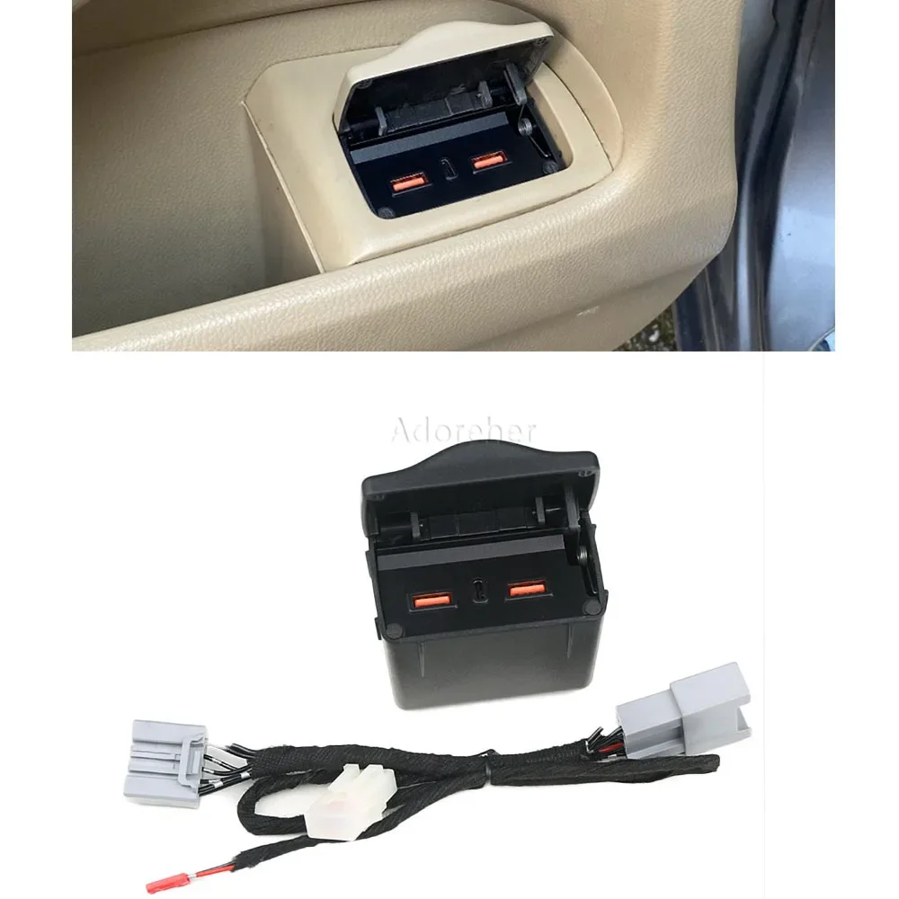 Адаптер для быстрой зарядки с двумя USB-портами QC3.0, USB PD, зарядное устройство для задней двери, быстрая зарядка, источник питания для Accord 2008-2010
Адаптер для быстрой зарядки с двумя USB-портами QC3.0, USB PD, зарядное устройство для задней двери, быстрая зарядка, источник питания для Accord 2008-2010