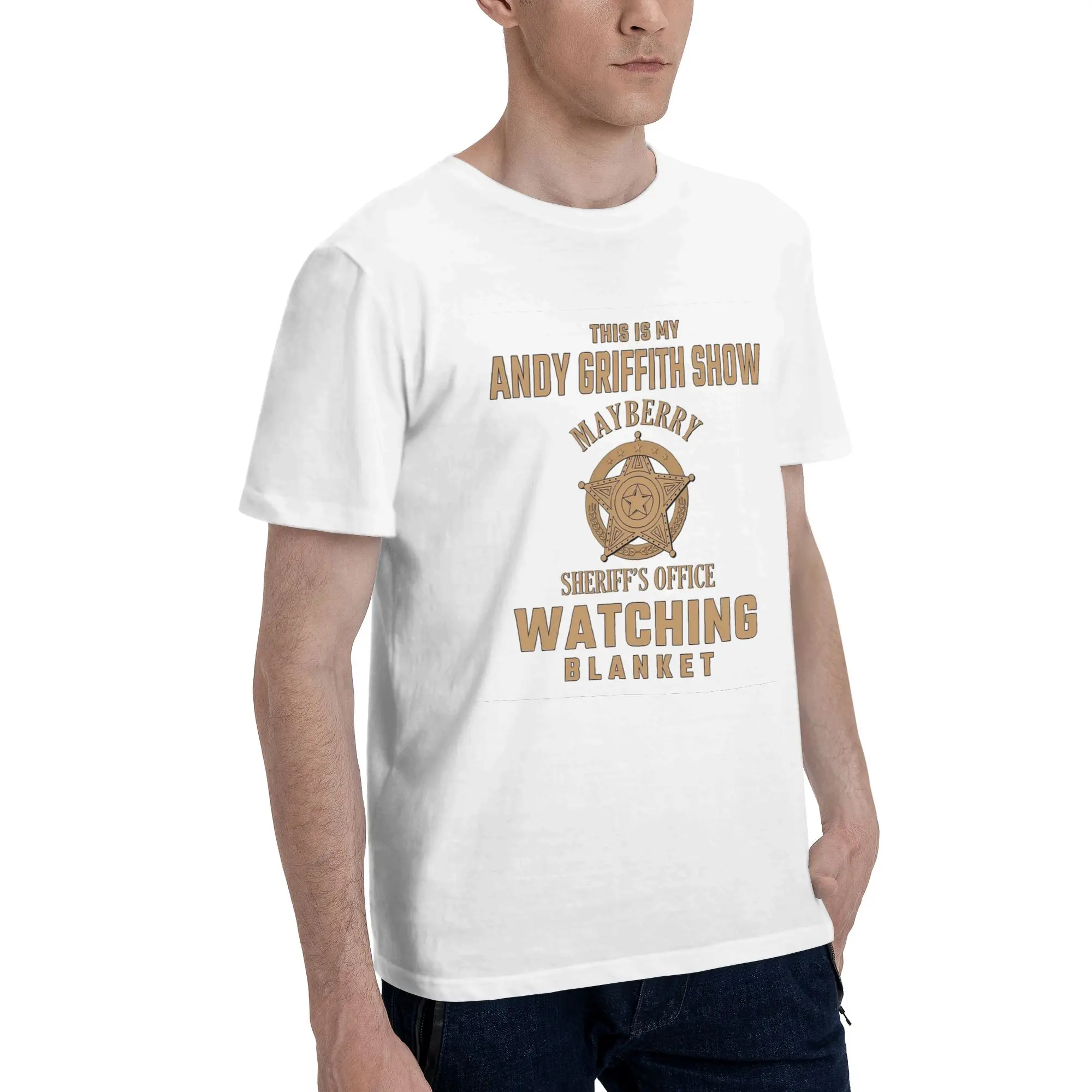 This Is My Andy Griffith Show Men T-Shirt Plus Size T Shirts Men's Crew Neck Cotton Tees Short Summer Male
This Is My Andy Griffith Show Men T-Shirt Plus Size T Shirts Men's Crew Neck Cotton Tees Short Summer Male