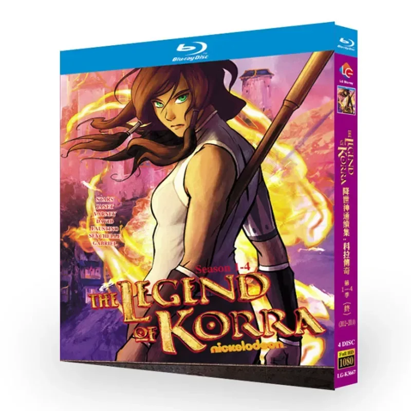 BD Blu-ray Disc Avatar Sequel The Legend of Cora Seasons 1–4 Animated 1080 Disc Box
BD Blu-ray Disc Avatar Sequel The Legend of Cora Seasons 1–4 Animated 1080 Disc Box