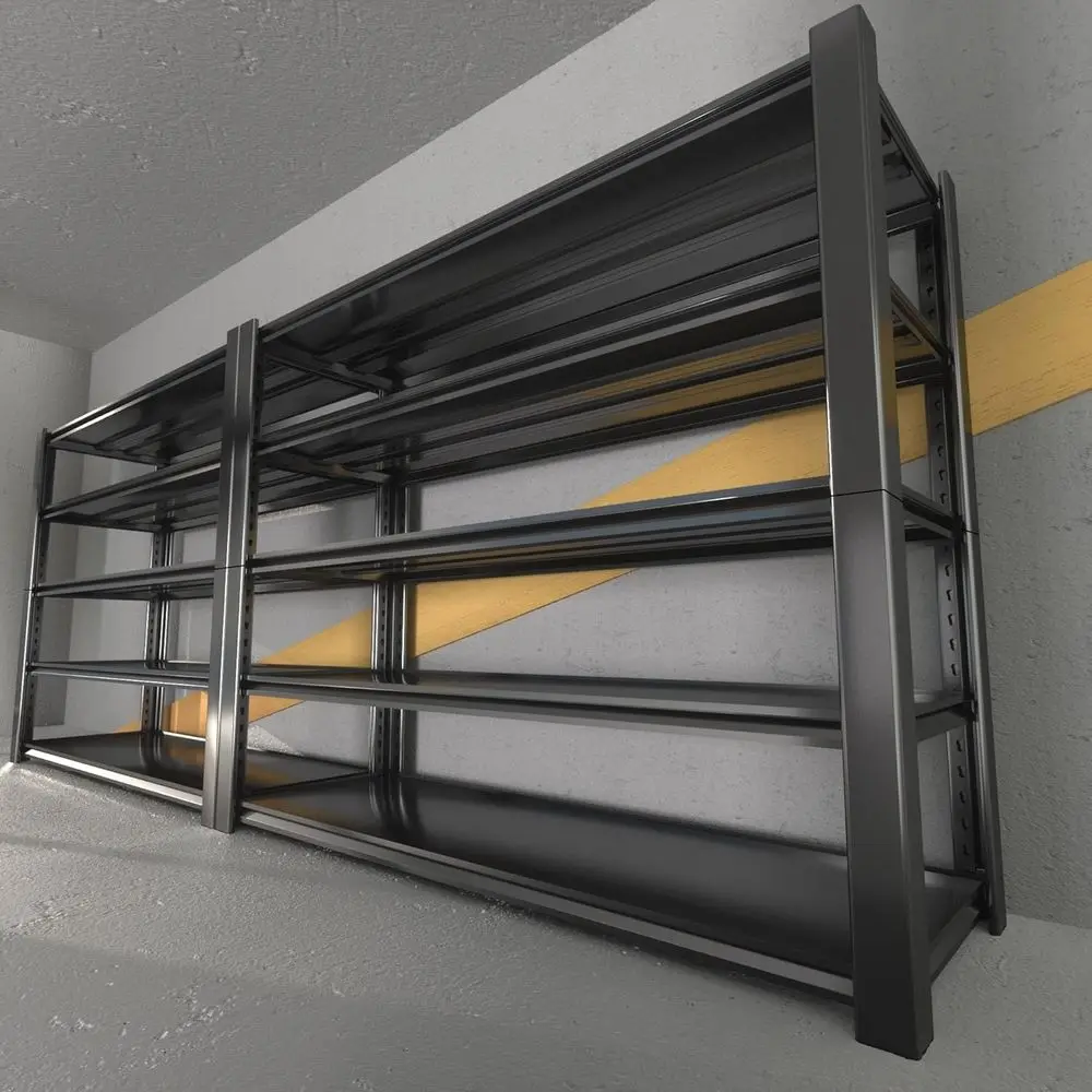 Прочная металлическая стеллажная система для гаража, 3000 фунтов грузоподъемности, 5-ярусная, регулируемая, ширина 48 дюймов, высота 72 дюйма.
Прочная металлическая стеллажная система для гаража, 3000 фунтов грузоподъемности, 5-ярусная, регулируемая, ширина 48 дюймов, высота 72 дюйма.