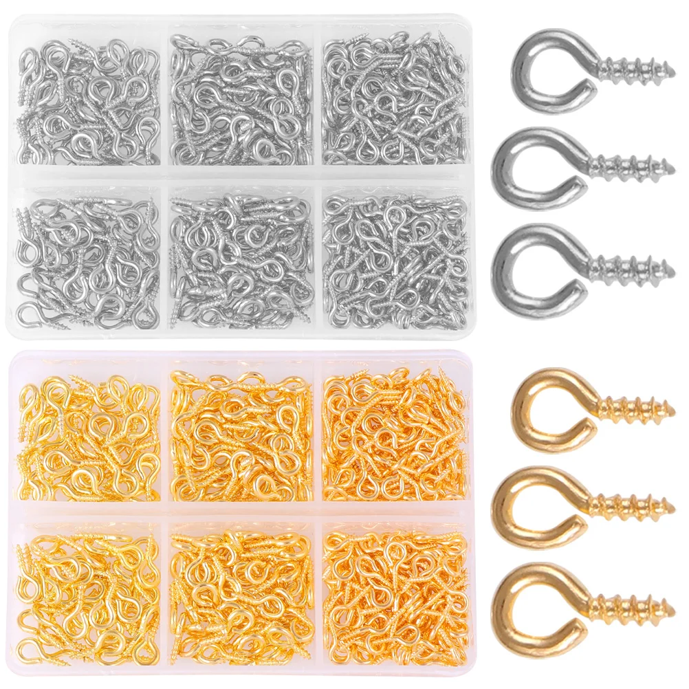 Sheep Eye Nail Screw 2 Boxes naments Clasp Bolt Key DIY Small Hooks Screw In Anti Rust H made Jewelry Accessories
Sheep Eye Nail Screw 2 Boxes naments Clasp Bolt Key DIY Small Hooks Screw In Anti Rust H made Jewelry Accessories